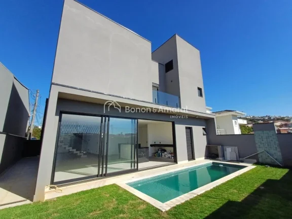 Imagem Sobrado à venda em condomínio fechado, com excelente padrão construtivo e ótima distribuição d...