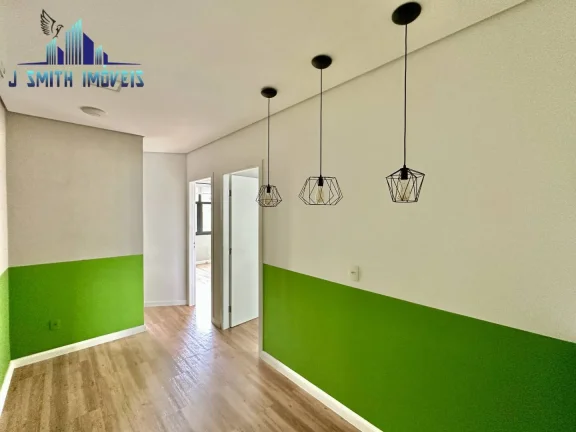 Imagem Sala c/ 53,19m², 3 ambientes, copa, lavabo, ar-condic., 1 vaga, elevador.