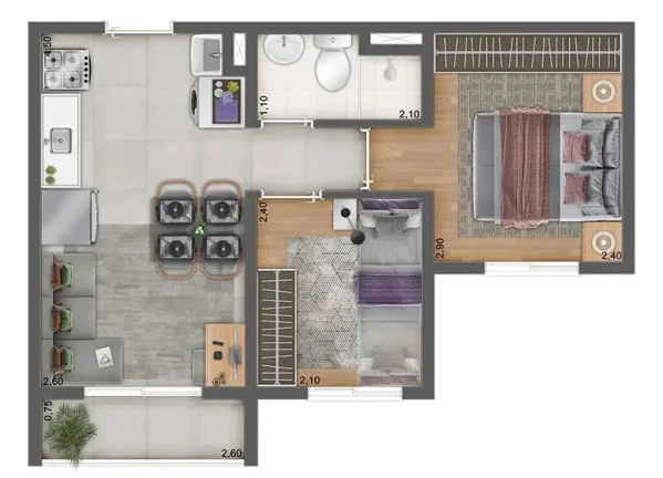 Imagem Apartamento com 27m2, 1 dormitório à venda ou locação na Barra Funda, São Paulo