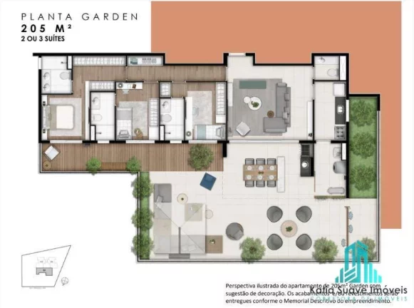 Imagem Apartamento Garden para Venda em São Paulo / SP no bairro Bosque da Saúde