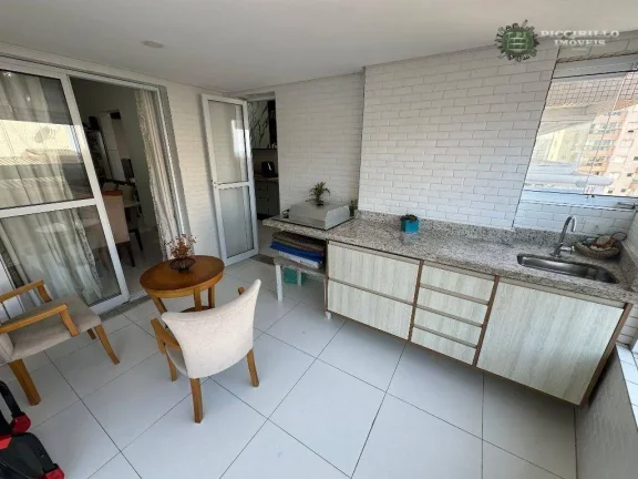 Imagem Apartamento com 2 dormitórios sendo 2 suítes à venda, 107 m² por R$ 599.000 - Aviação - Praia Grande/SP