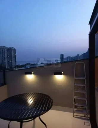 Cobertura à venda em São Conrado, 125m2, 2quatos, 2Vagas, Vista Mar!