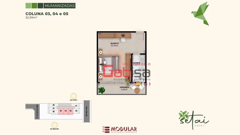 Imagem Hotel com 1 dormitório à venda, 32 m² por R$ 395.000,00 - Centro - Cabo Frio/RJ