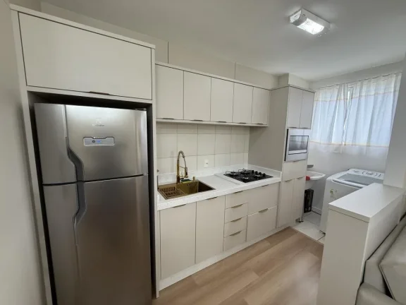 Imagem Apartamento em Penha - Residencial Lunata, com 02 quartos, centro de Penha, mobiliado. Adriano Carpes Imóveis Vende.