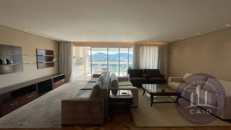 Imagem Apartamento mobiliado aluguel, 181m², 3 suítes - R$ 14.500- Alphaville/SP