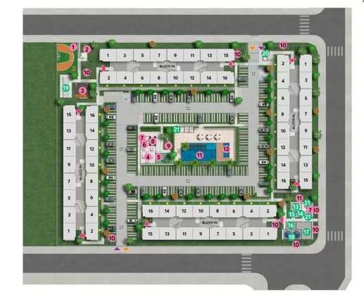 Imagem Bálsamo - Fase 3 - Apartamento à venda no bairro Campo Grande - Rio de Janeiro/RJ