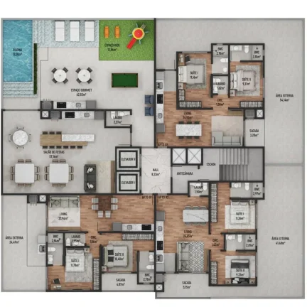 Imagem Apartamento na planta, bairro São Francisco em Camboriú.