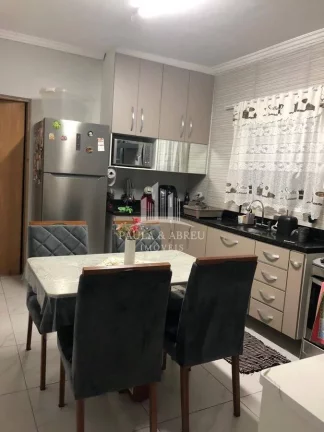 Imagem São 2 Casas 4 cômodos com suíte e 5 cômodos 1 banheiro, 2 vagas, na Vila Homero Thon, Santo André-SP