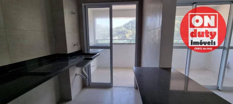 Imagem Apartamento com 2 dormitórios à venda, 55 m² por R$ 500.000,00 - Marapé - Santos/SP