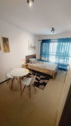 Imagem Apto Studio 27,61m², 1 dormitório, banheiro, sacada, Vidros antirruído, porta com senha eletrôni...