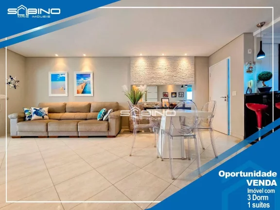 Imagem Apartamento à venda, com 3 dormitórios 1 suíte 129m², 2 vagas - em Riviera de São Lourenço - Bertioga S/P