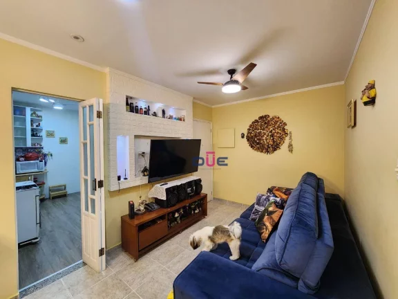 Imagem Apartamento com 2 dormitórios e 2 banheiros à venda, 100 m² por R$ 540.000 - Ponta da Praia - Santos/SP