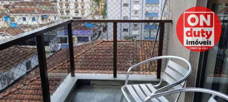 Imagem Apartamento com 3 dormitórios à venda, 140 m² por R$ 800.000,00 - Embaré - Santos/SP