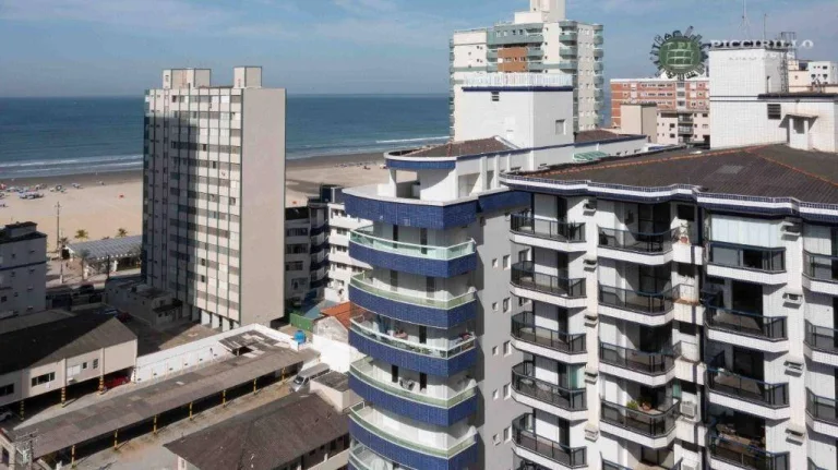 Imagem Cobertura com 3 dormitórios à venda, 145 m² por R$ 1.100.000,00 - Vila Guilhermina - Praia Grande/SP