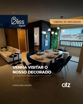Imagem Apartamento com 2 dormitórios à venda, 57 m² por R$ 442.134,88 - Mogi Moderno - Mogi das Cruzes/SP