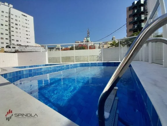 Imagem Apartamento com 2 dormitórios à venda, 56 m² por R$ 395.000,00 - Mirim - Praia Grande/SP