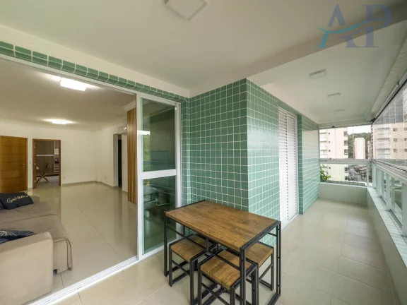 Imagem Apartamento no Canto do Forte em Praia Grande com 3 Dormitórios Mobiliado