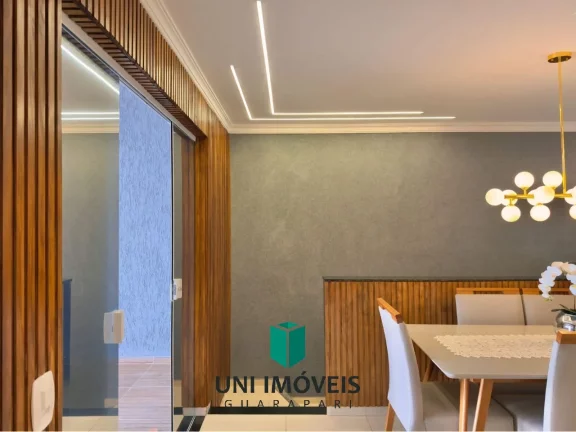 Imagem Triplex à venda em bairro nobre de Guarapari com área gourmet e deck para lagoa