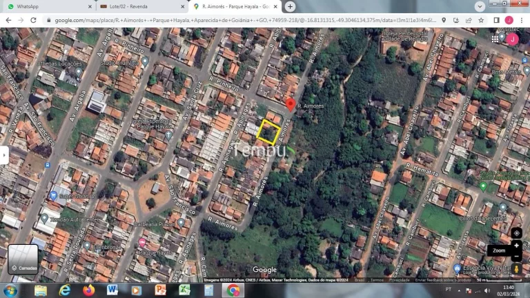 Imagem Terreno à venda no bairro Parque Hayala - Aparecida de Goiânia/GO