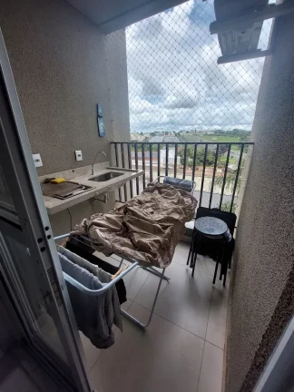 Imagem APARTAMENTO Á VENDA PROXIMO Á UNIFRAN EM FRANCA/SP - 02 dormitórios com armários e ar condicionados - Sala integrada com a cozinha e armários Lavan