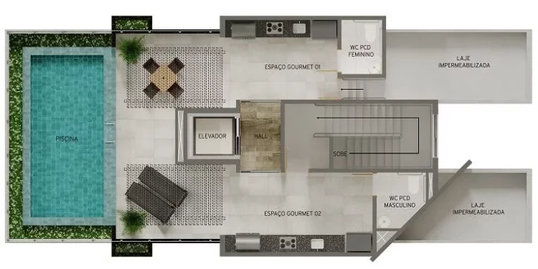 Imagem Studio com 1 dormitório à venda, 29 m² por R$ 580.632,86 - Jardim Oceania - João Pessoa/PB Imagem Studio com 1 dormitório à venda, 29 m² por R$ 580.632,86 - Jardim Oceania - João Pessoa/PB