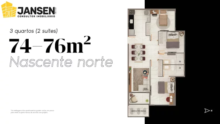 Imagem APARTAMENTOS COM 02 OU 03 QUARTOS, ATÉ 02 SUÍTES, NO CORAÇÃO DE TAMBAÚ
