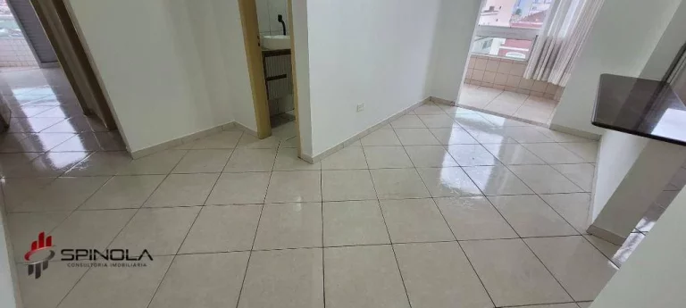 Imagem Apartamento com 2 dormitórios à venda, 55 m² por R$ 375.000,00 - Mirim - Praia Grande/SP