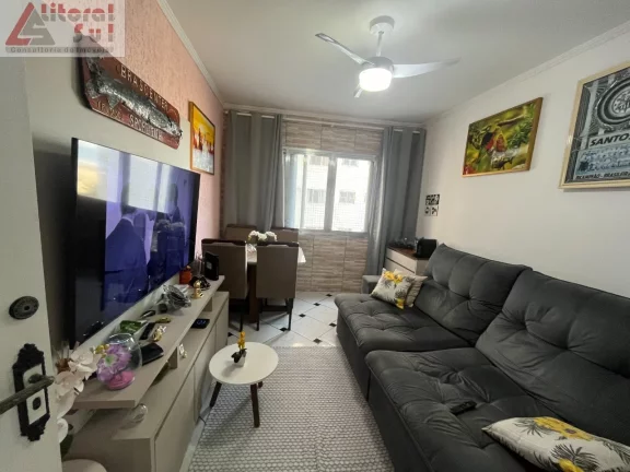 Imagem Apartamento à venda em Praia Grande-SP, na Aviação: 1 quarto, 1 sala, 1 vaga, 52m² de área!