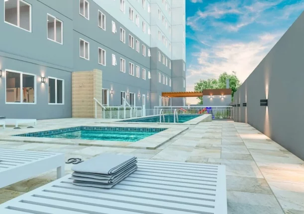 Imagem Apartamento à venda em São Paulo-SP, Itaim Paulista: 2 quartos, 1 banheiro, 1 vaga na garagem - 41m² no Condomínio Livus Barena!