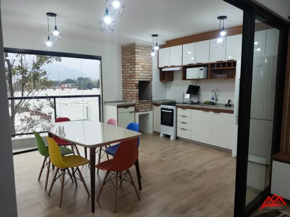 Imagem Apartamento em Ubatuba, bairro Itaguá, ESPETACULAR, 2 quartos(1 suíte), varanda gourmet e área de lazer ALÉM DA IMAGINAÇÃO!