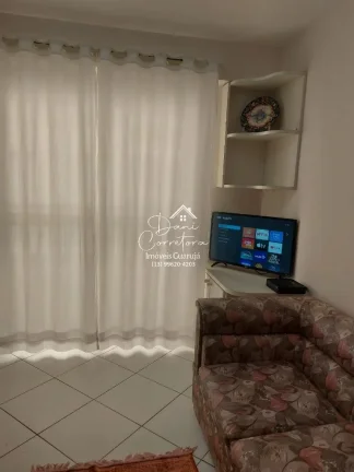 Imagem Aluguel de Imóvel em Guarujá-SP: Apartamento 2 Quartos, Pitangueiras, 70m², 2 Salas, 2 Banheiros, 1 Vaga!