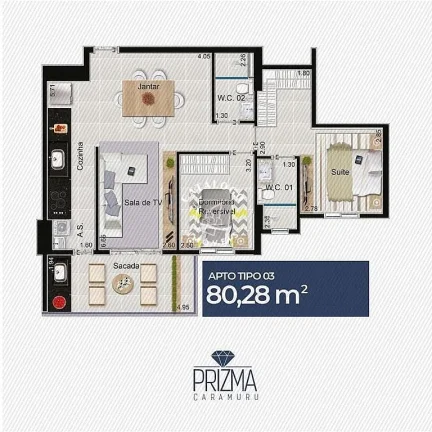 Imagem Apartamento a Venda no bairro Jardim Sumaré - Ribeirão Preto, SP