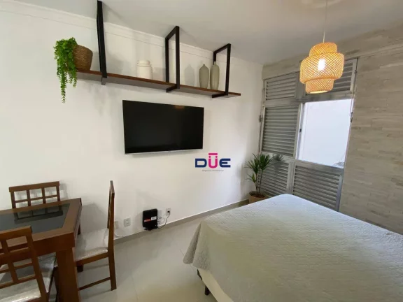 Imagem Apartamento Sala living 1 Quarto, 1 Vaga - José Menino - Santos/SP