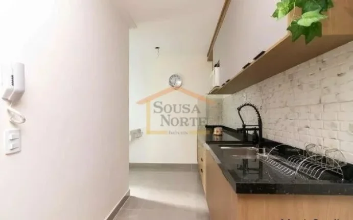 Imagem Apto decorado, 2 dormitórios, sala, cozinha, banheiro, área de serviço, 1 vaga. 37m².
Acabamento...
