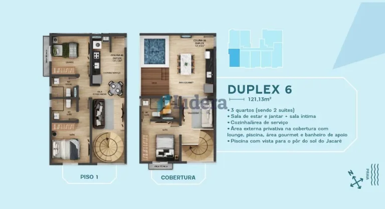 Imagem Apto - 3 Quartos - 1 Suíte - 81,03 m² - Intermares, Cabedelo/PB