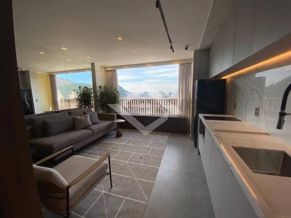 Imagem Apartamento de 1 Quarto para Venda no Humaitá com 37 m²
