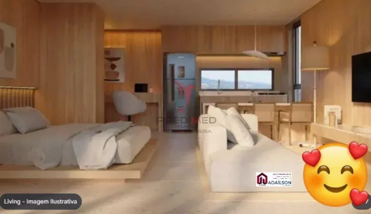 Imagem Unidades habitacionais do Atrium Jurerê Floripa SC