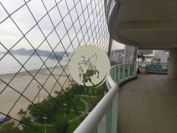 Imagem Apartamento a venda de frente pro mar de alto padrão em Santos com lazer!!!