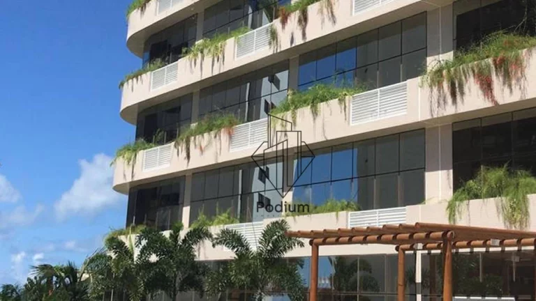 Imagem Apartamento no Condomínio Tour Geneve com jacuzzi privativa e vista definitiva para o mar da praia de Altiplanto - AP2168