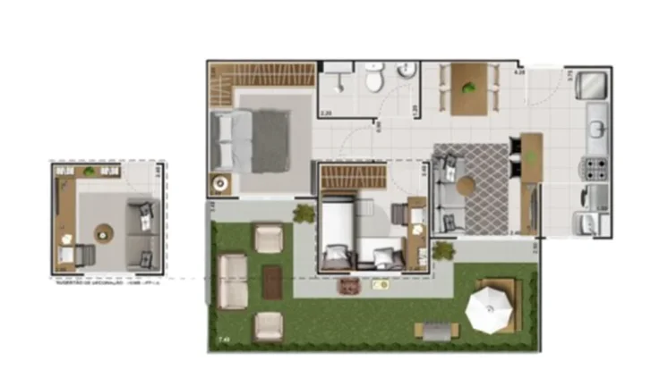 Imagem APARTAMENTO RESIDENCIAL em Rio de Janeiro - RJ, Praça Seca