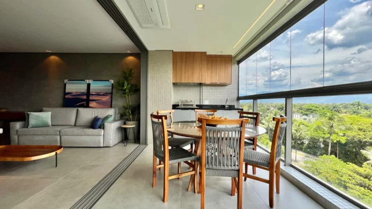 Imagem Apartamento à venda na Riviera de São Lourenço no Módulo 07: 4 quartos, 3 suítes, vista para serra e área de lazer completa!