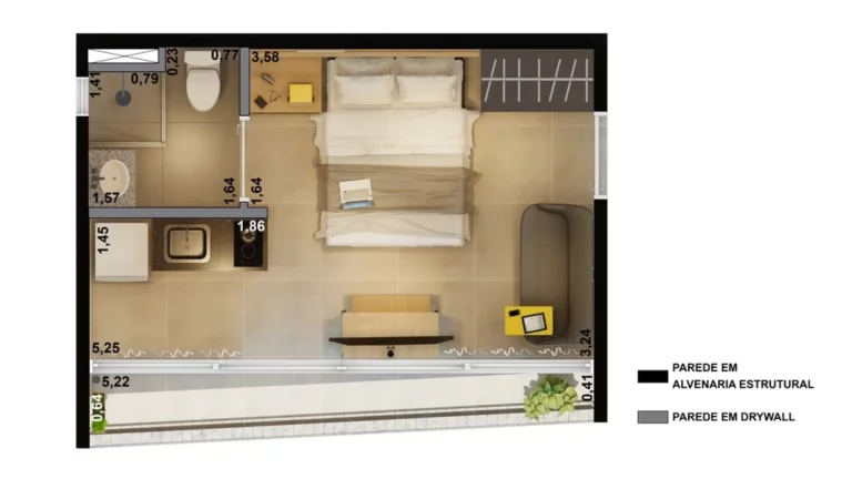 Imagem Apartamento com 1 quarto a venda em Santa Cecília São Paulo SP, comprar Apartamento com 1 dormitório a venda em Santa Cecília São Paulo SP, ap studio