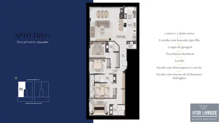 Imagem Apartamento à Venda no Symphony Residence - Laguna - SC