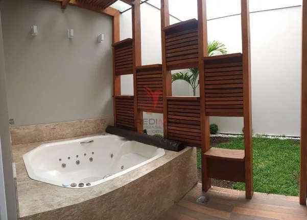 Imagem Sobrado no Parque das Alamedas, Guaratinguetá, 3 Suites, churrasqueira, estuda permuta