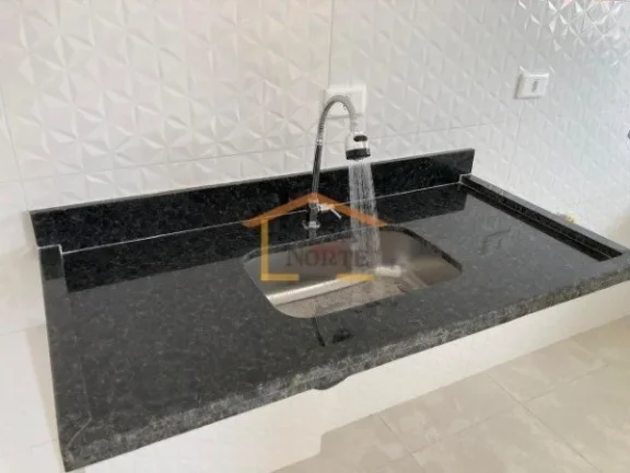 Imagem Apartamento novo, 1 dormitório, sala 2 ambientes, cozinha, área de serviço, banheiro, 1 vaga de g...