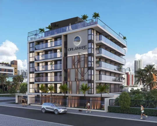 Imagem Flat térreo com área Garden privativa a poucos metros da praia de Manaíra - FL0452