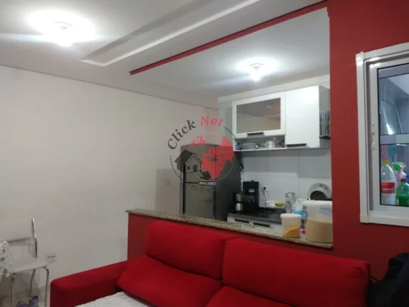 Imagem Apto com 50m², 2 dormitórios, Sala para 2 ambientes, quintal , 1 vaga , Vila Linda , Santo André