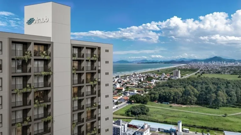 Imagem Apartamento com 2 suítes na praia de Gravatá em condomínio com área de lazer e ideal para Investimento com ma Adriano Carpes Imóveis