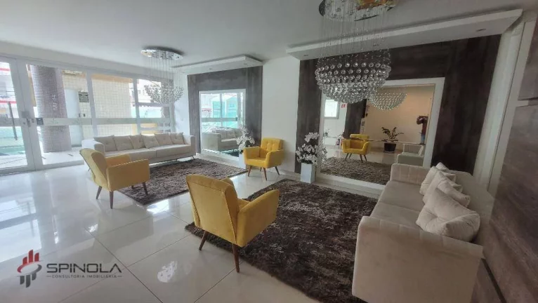 Imagem Apartamento com 1 dormitório à venda, 53 m² por R$ 360.000,00 - Guilhermina - Praia Grande/SP