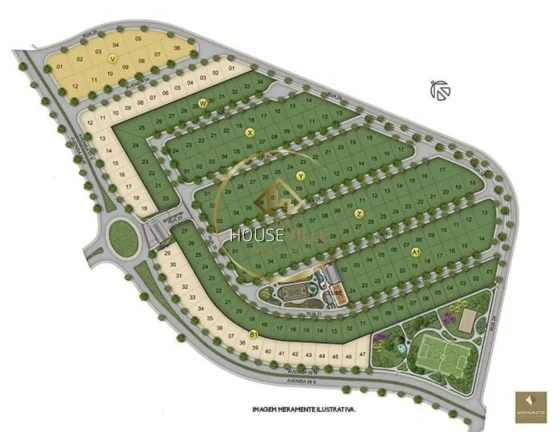 Imagem Terreno em condomínio, 429m², Condomínio Mônaco, Urbanova.